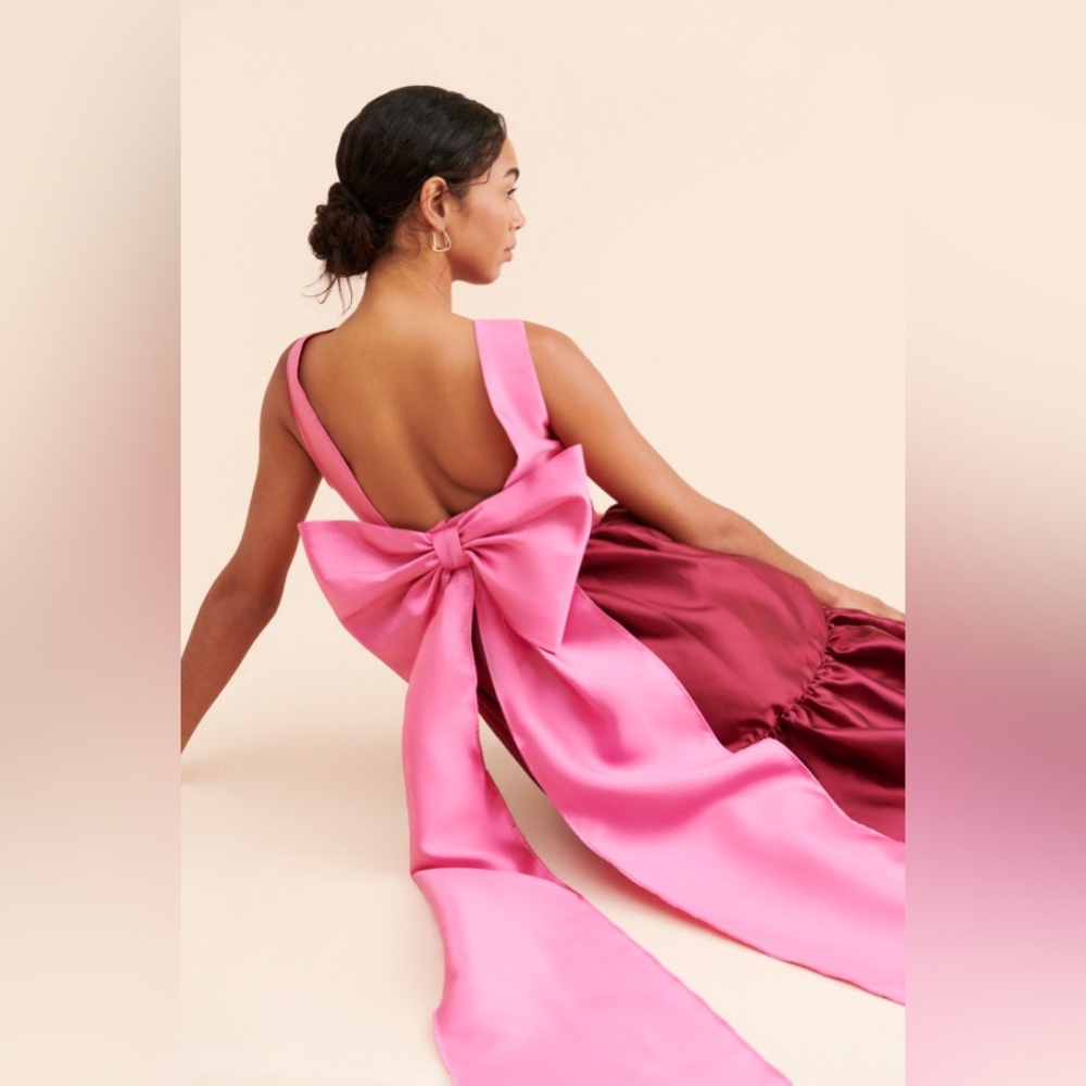 Hutch Colorblock Bow Back Maxi